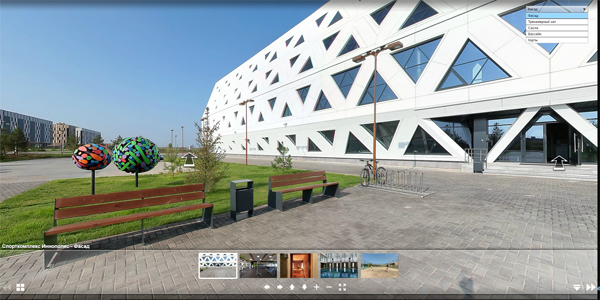 Спортивный комплекс Иннополис - виртуальный 3Д тур по финтес центру в Иннополисе